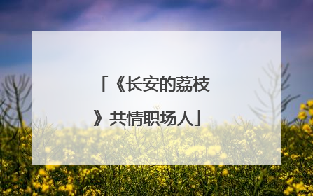 《长安的荔枝》共情职场人
