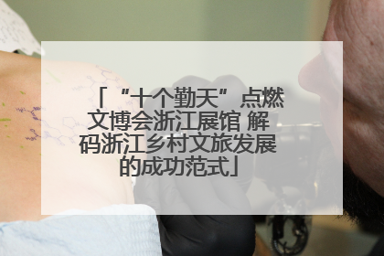 “十个勤天”点燃文博会浙江展馆 解码浙江乡村文旅发展的成功范式
