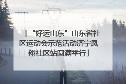 “好运山东”山东省社区运动会示范活动济宁凤翔社区站圆满举行