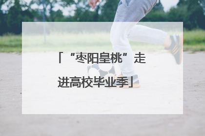 “枣阳皇桃”走进高校毕业季