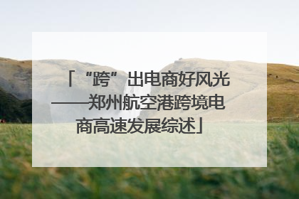 “跨”出电商好风光——郑州航空港跨境电商高速发展综述