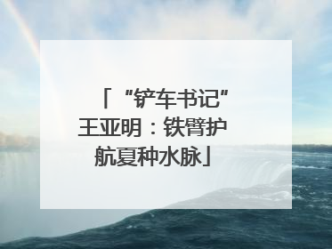 “铲车书记”王亚明：铁臂护航夏种水脉