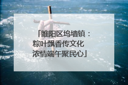 睢阳区坞墙镇：粽叶飘香传文化 浓情端午聚民心