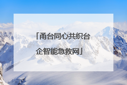甬台同心共织台企智能急救网