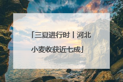 三夏进行时丨河北小麦收获近七成