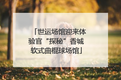 世运场馆迎来体验官“探秘”香城软式曲棍球场馆