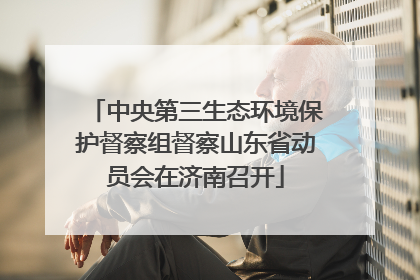 中央第三生态环境保护督察组督察山东省动员会在济南召开
