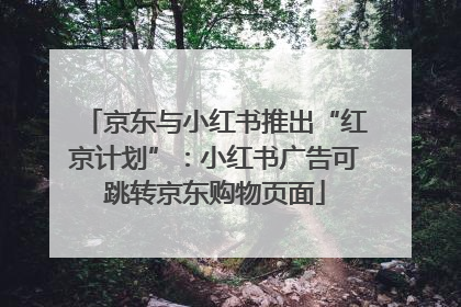 京东与小红书推出“红京计划”：小红书广告可跳转京东购物页面