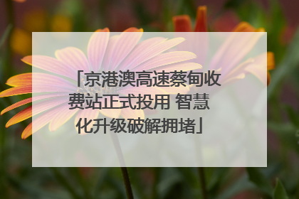京港澳高速蔡甸收费站正式投用 智慧化升级破解拥堵