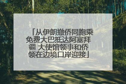 从伊朗撤侨同胞乘免费大巴抵达阿塞拜疆 大使馆领事和侨领在边境口岸迎接