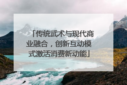 传统武术与现代商业融合，创新互动模式激活消费新动能