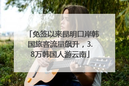 免签以来昆明口岸韩国旅客流量飙升，3.8万韩国人游云南