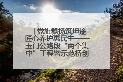 党旗飘扬筑坦途 匠心养护惠民生——玉门公路段“两个集中”工程暨示范桥创建项目圆满收官