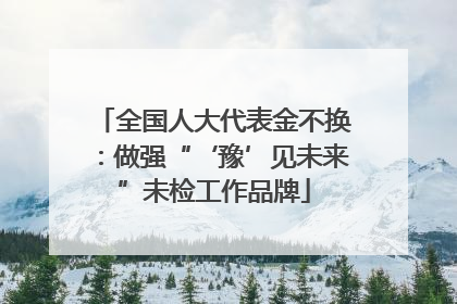 全国人大代表金不换：做强“‘豫’见未来”未检工作品牌