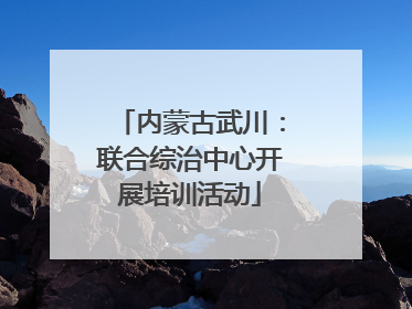 内蒙古武川：联合综治中心开展培训活动