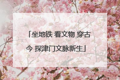 坐地铁 看文物 穿古今 探津门文脉新生
