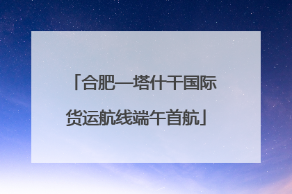 合肥—塔什干国际货运航线端午首航