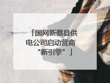 国网新蔡县供电公司启动营商“新引擎”