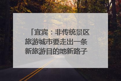 宜宾：非传统景区旅游城市要走出一条新旅游目的地新路子｜话锦绣·说安逸