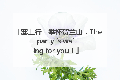 塞上行｜举杯贺兰山：The party is waiting for you！