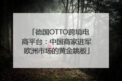 德国OTTO跨境电商平台：中国商家进军欧洲市场的黄金跳板