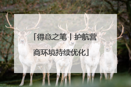 得意之笔丨护航营商环境持续优化