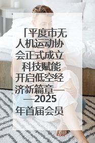 平度市无人机运动协会正式成立 科技赋能开启低空经济新篇章——2025年首届会员大会暨无人机应用发展论坛成功举办
