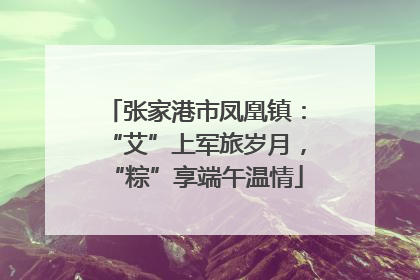 张家港市凤凰镇：“艾”上军旅岁月，“粽”享端午温情
