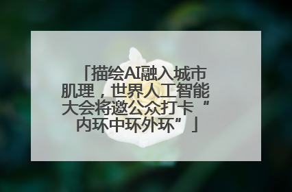描绘AI融入城市肌理，世界人工智能大会将邀公众打卡“内环中环外环”