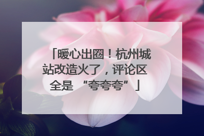 暖心出圈！杭州城站改造火了，评论区全是 “夸夸夸”