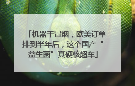 机器干冒烟，欧美订单排到半年后，这个国产“益生菌”真硬核超车