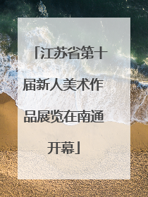 江苏省第十届新人美术作品展览在南通开幕