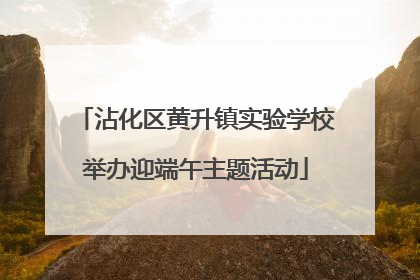 沾化区黄升镇实验学校举办迎端午主题活动