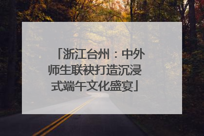 浙江台州：中外师生联袂打造沉浸式端午文化盛宴