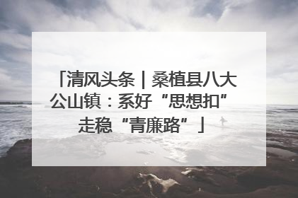 清风头条｜桑植县八大公山镇：系好“思想扣” 走稳“青廉路”