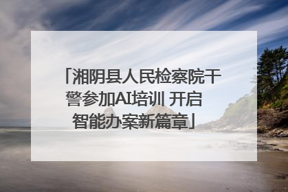 湘阴县人民检察院干警参加AI培训 开启智能办案新篇章