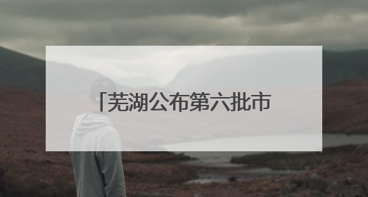 芜湖公布第六批市级文物保护单位