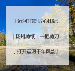 运河非遗 匠心印记｜扬州剪纸：一把剪刀，打开运河千年风韵