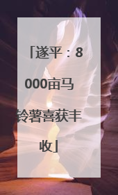 遂平：8000亩马铃薯喜获丰收