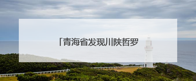 青海省发现川陕哲罗鲑野生自然繁殖种群