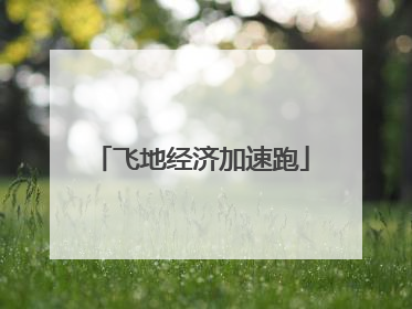 飞地经济加速跑