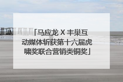 马应龙 X 丰巢互动媒体斩获第十六届虎啸奖联合营销类铜奖