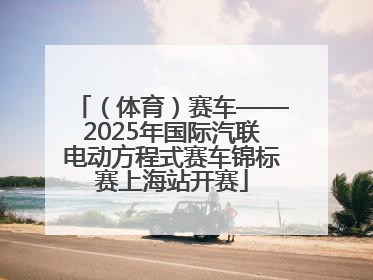 （体育）赛车——2025年国际汽联电动方程式赛车锦标赛上海站开赛