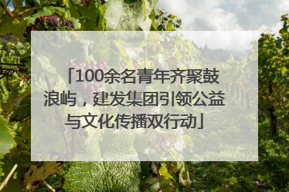 100余名青年齐聚鼓浪屿，建发集团引领公益与文化传播双行动