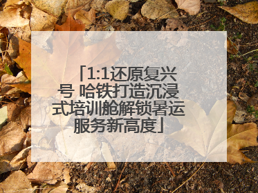 1:1还原复兴号 哈铁打造沉浸式培训舱解锁暑运服务新高度