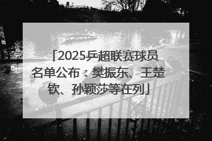 2025乒超联赛球员名单公布：樊振东、王楚钦、孙颖莎等在列