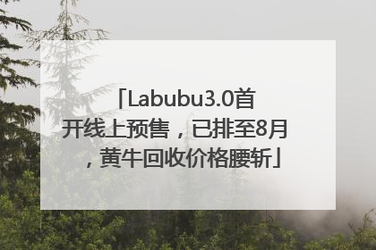 Labubu3.0首开线上预售，已排至8月，黄牛回收价格腰斩